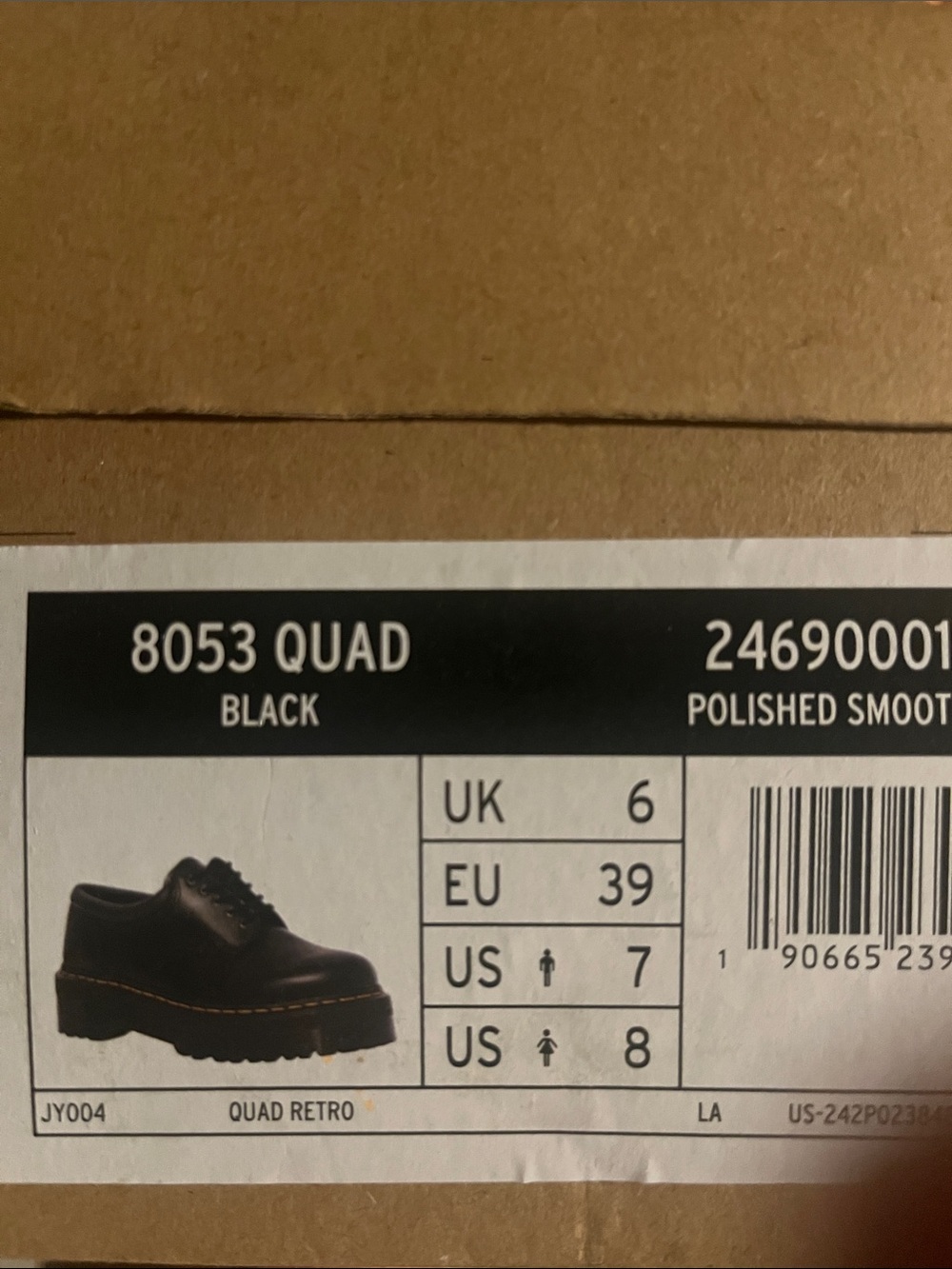NWT Dr.Martens Retro Platform Shoe - Black